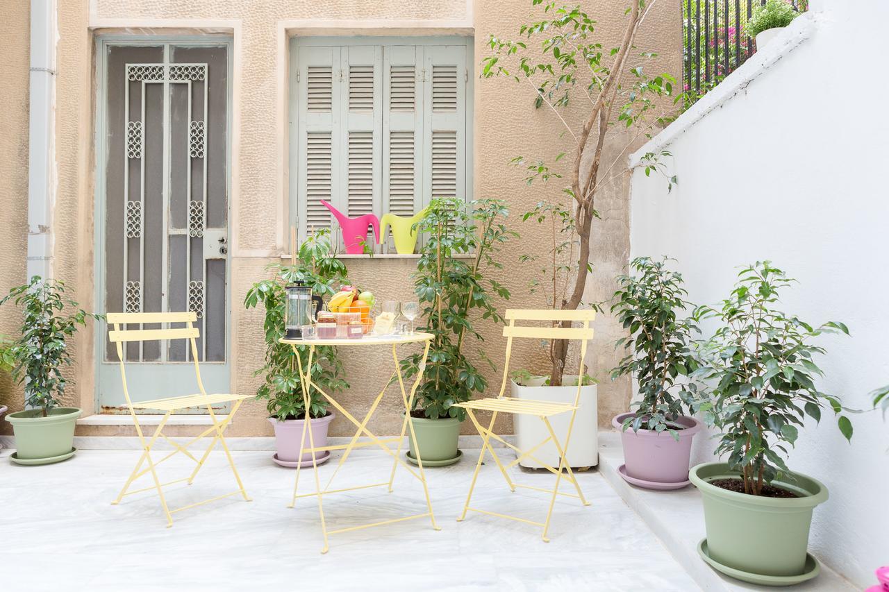Grandma's Chic & Bright Athenian With A Patio